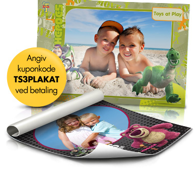 F&aring; en Disney Toy Story 3 plakat fra Snapfish