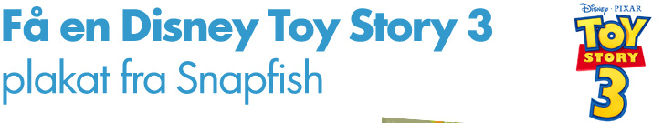 F&aring; en Disney Toy Story 3 plakat fra Snapfish