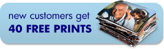 new customers get 40 FREE PRINTS