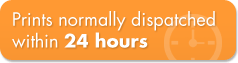Prints normally dispatched within 24 hours